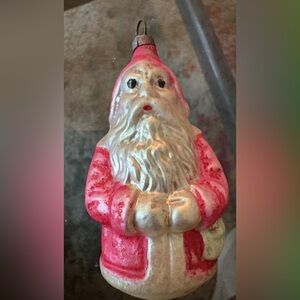 Vintage Old World German Santa Ornament